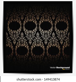 vintage background with classy patterns