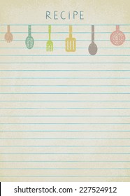 Vintage background for cooking recipes 2