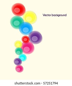 Vintage background with copy space. Vector.
