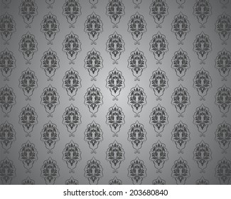 Vintage background curve pattern