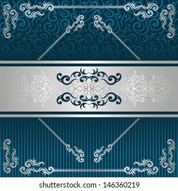 Vintage background with decoration. Can be used as greeting card or wedding invitation. Original design              