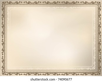 Vintage background with decorative border