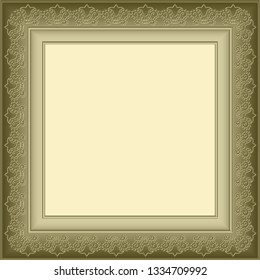 vintage background with decorative frame
