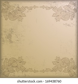 Vintage background design with brown colors. Eps 10 vector file.