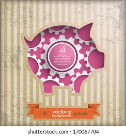 Vintage background design with brown colors. Eps 10 vector file.