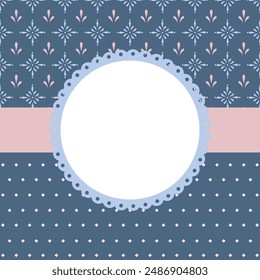 Vintage background design template. Retro card and place for text.
