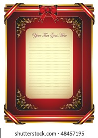 vintage background design with text area