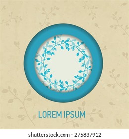 Vintage background design. Vector Illustration.