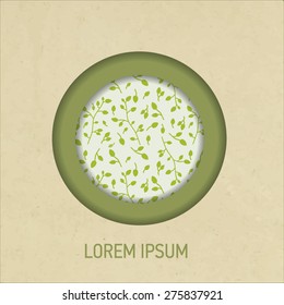 Vintage background design. Vector Illustration.