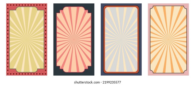 Fondo vintage. color fácil de editar para historias de redes sociales, ilustración vectorial. Antecedentes de diseño para medios sociales.