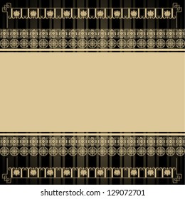 Vintage background with Egyptian design elements