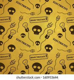 Vintage Background, Electricity, Simples