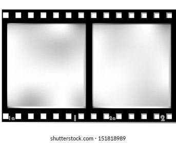 Vintage background with film frame. Vector format.