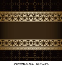 Vintage  background, floral ornament frame, elegance design, luxury template