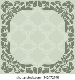 Vintage background.  Floral pattern for invitations, birthday and greeting cards.