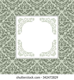 Vintage background.  Floral pattern for invitations, birthday and greeting cards.