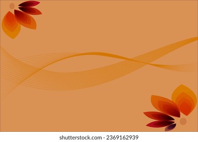 vintage background flower leaf decoration design