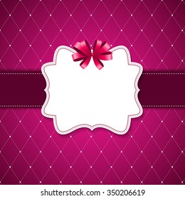 Vintage background with  frame vector illustration EPS10