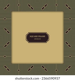 Vintage background with frames. Template for design. Vintage ornamental background with place for text. Template for design