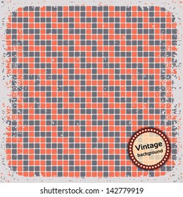 Vintage background. Geometric pattern.  Vector illustration EPS10
