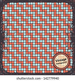 Vintage background. Geometric pattern.  Vector illustration EPS10