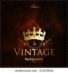 Vintage background, gold