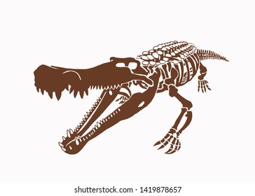 Vintage background,  graphical dinosaur,vector illustration 