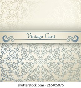 Vintage background, greeting card, invitation abstract floral pattern template for design 