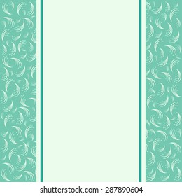 Vintage background, greeting card, invitation with floral ornaments