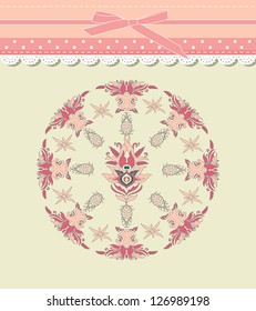 Vintage background for invitation, backdrop, card, new year brochure, banner, border, wallpaper, template, texture vector eps 8