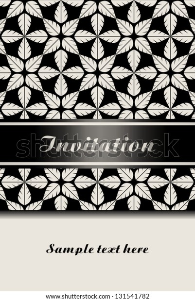 Vintage background, invitation card, luxury\
greeting card, wedding beautiful card, ornamental page cover,\
floral brochure design