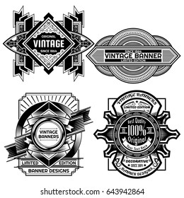 Vintage background label Design Template,Vector Illustration