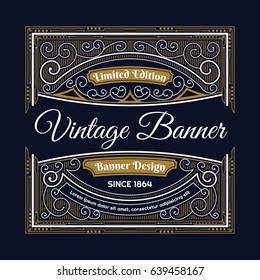 Vintage background label style Design Template,Vector Illustration