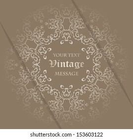 Vintage background with lace decoration. Luxury design     