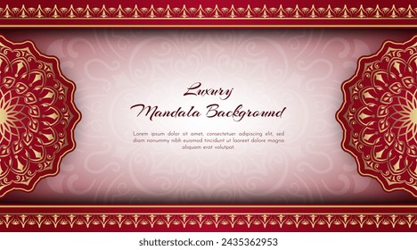 Vintage background, with mandala ornaments