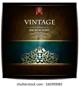 Vintage background with motif