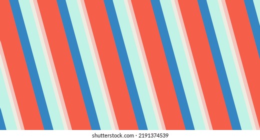 Vintage background with multicolored stripes, orange-blue-white, wide stripes, bitmap image for Internet and print