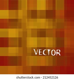 Vintage background with old brown cell. Vector