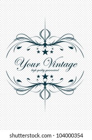 vintage background with ornament