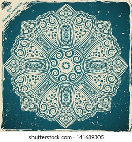 Vintage background ornament