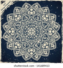 Vintage background ornament