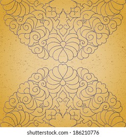 Vintage background with ornament