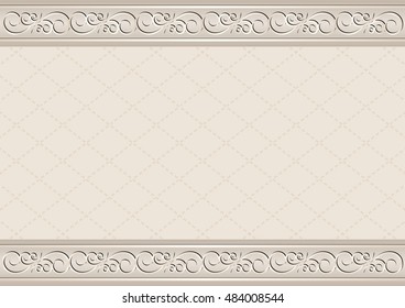 vintage background with ornament