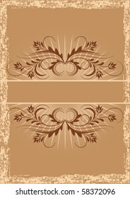 Vintage background with ornament