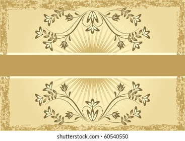 Vintage background with ornament