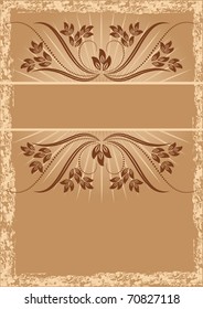 Vintage background with ornament