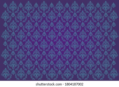 vintage background with ornament. Wallpaper pattern