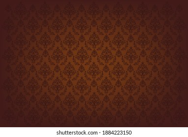 fondo vintage con adorno. Patrón de fondo de escritorio