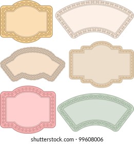 vintage background with ornaments