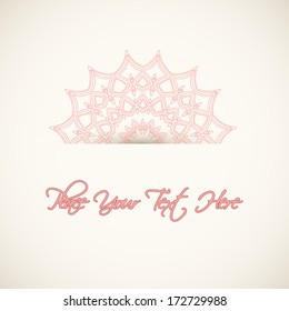 Vintage background with ornaments. Vector background.